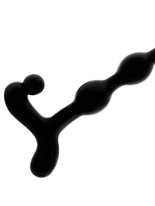 Addicted Toys - Bolas Anales 22 cm Negro