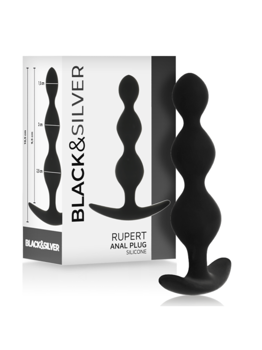 Black&Silver - Rupert Cadena Bolas Anales 10 cm