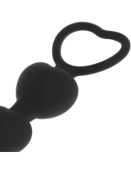 Black&Silver - Mila Cadena Anal de Corazones 18 cm