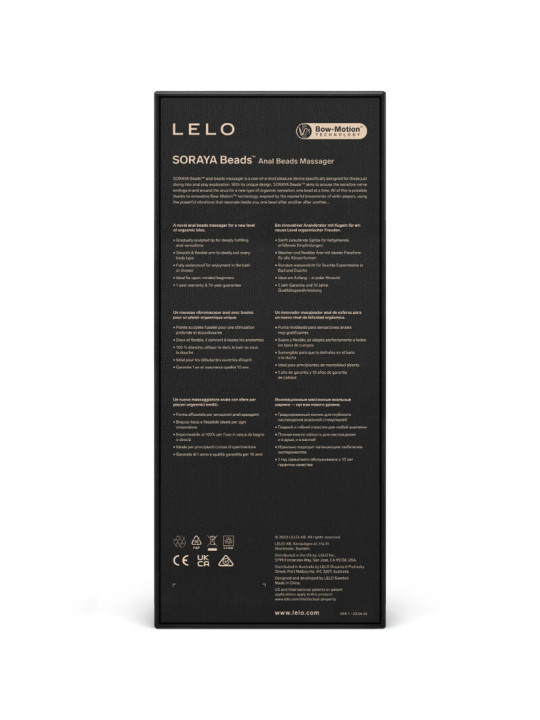 LELO Soraya Beads: bolas anales vibradoras con 8 modos