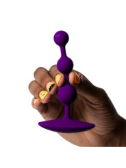 Romp - Amp Purple Bolas Anales Flexibles de Silicona 12,5 cm Morado