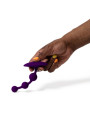 Romp - Amp Purple Bolas Anales Flexibles de Silicona 12,5 cm Morado