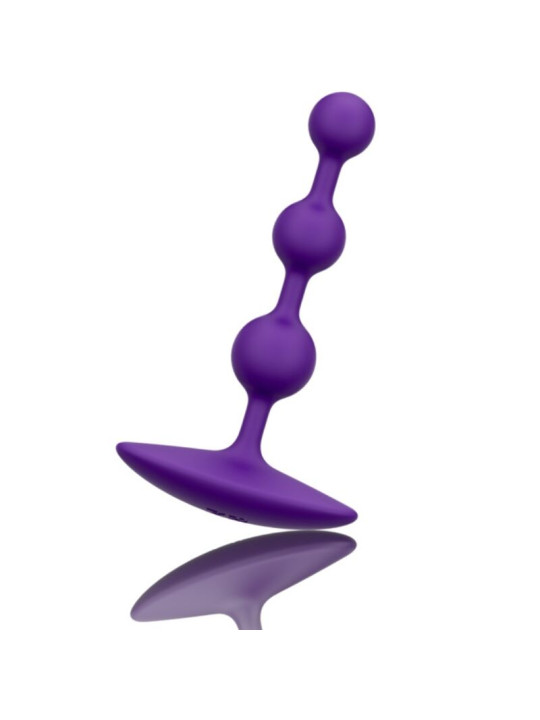 Romp - Amp Purple Bolas Anales Flexibles de Silicona 12,5 cm Morado