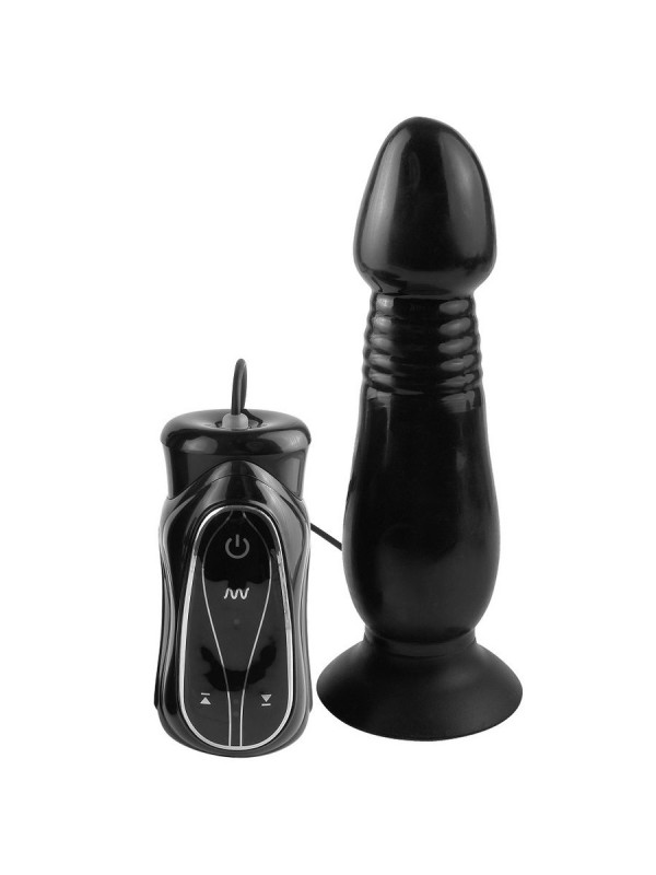 Anal Fantasy – Vibrating Thruster Plug Anal Vibrador con Control Remoto y Ventosa