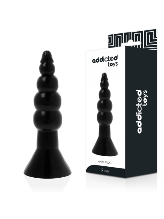 Addicted Toys - Anal Plug 17 cm Negro