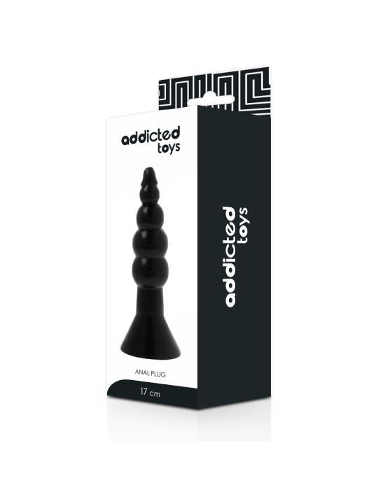 Addicted Toys - Anal Plug 17 cm Negro