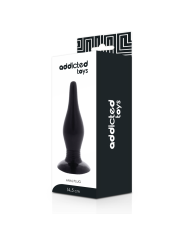 Addicted Toys - Anal Plug 14.5 cm Negro