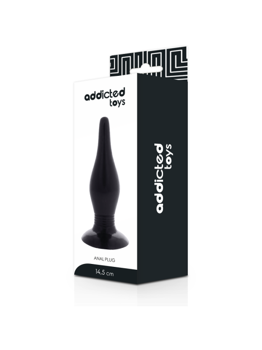Addicted Toys - Anal Plug 14.5 cm Negro