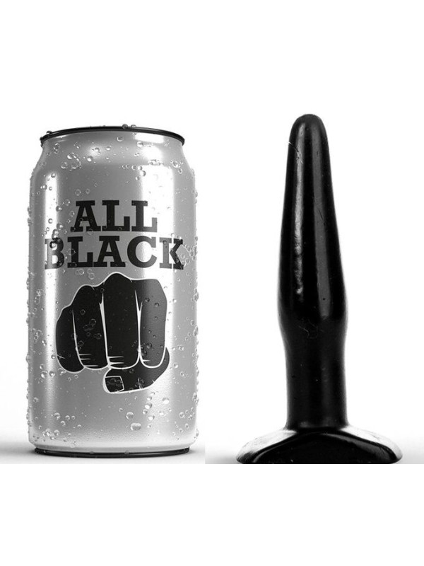 All Black - Plug Negro 11 cm
