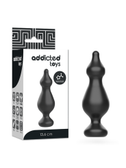 Caja y plug anal Addicted Toys 13.6 cm silicona médica con base ergonómica