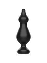 Plug anal negro cónico Addicted Toys 13.6 x 4.5 cm para iniciación anal
