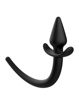 Plug anal con cola cachorro silicona Addicted Toys vista frontal