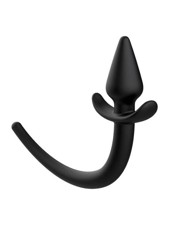 Plug anal con cola cachorro silicona Addicted Toys vista frontal