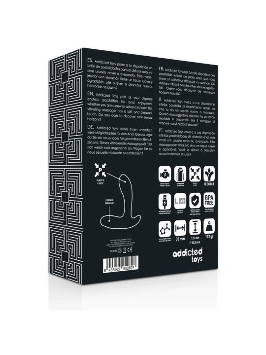 Addicted Toys - Anal Massager Black Vibration