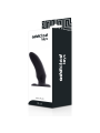 Caja blanca y negra del Addicted Toys Anal Plug Spot con el plug curvo impreso y la medida de 12 cm