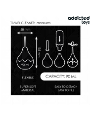 Addicted Toys - Limpiador Anal de Viaje Talla S 90 ml