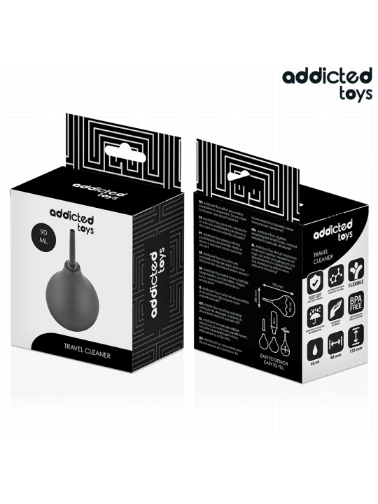 Addicted Toys - Limpiador Anal de Viaje Talla S 90 ml