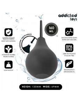 Addicted Toys - Limpiador Anal de Viaje Talla M 160 ml