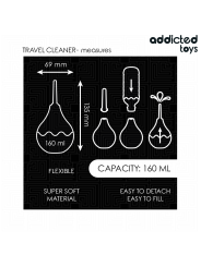 Addicted Toys - Limpiador Anal de Viaje Talla M 160 ml