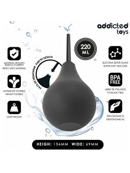 Addicted Toys - Limpiador Anal de Viaje Talla L 220 ml