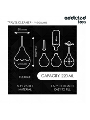 Addicted Toys - Limpiador Anal de Viaje Talla L 220 ml