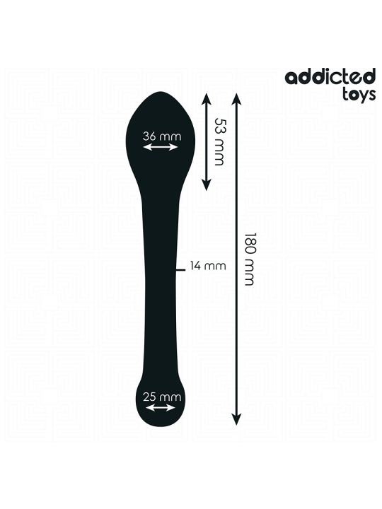 Addicted Toys - Estimulador Anal Doble Silicona 18 cm