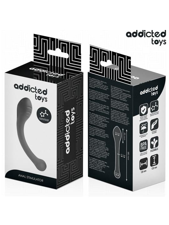 Addicted Toys - Estimulador Anal Doble Silicona 18 cm