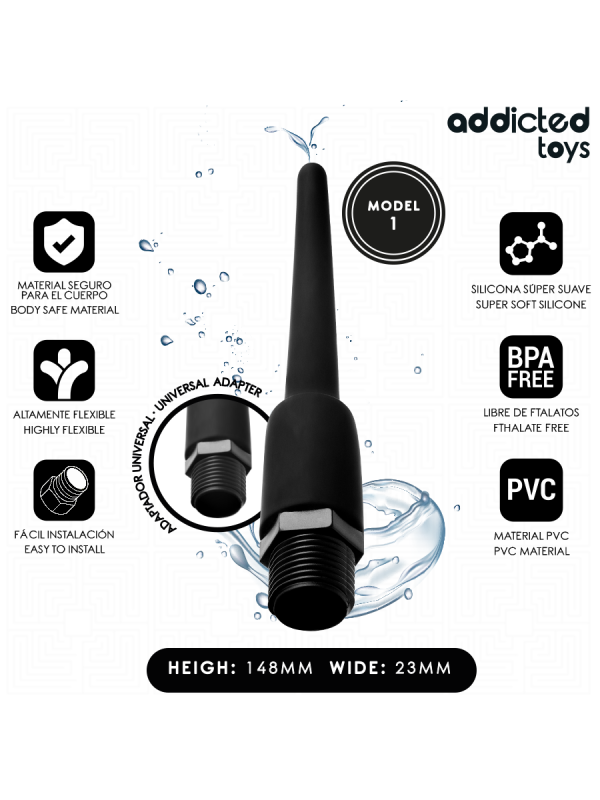 Addicted Toys - Limpiador Anal con Adaptador Universal Modelo 1