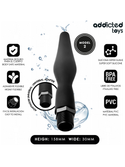 Addicted Toys - Limpiador Anal con Adaptador Universal Modelo 2