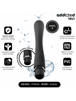 Addicted Toys - Limpiador Anal con Adaptador Universal Modelo 4