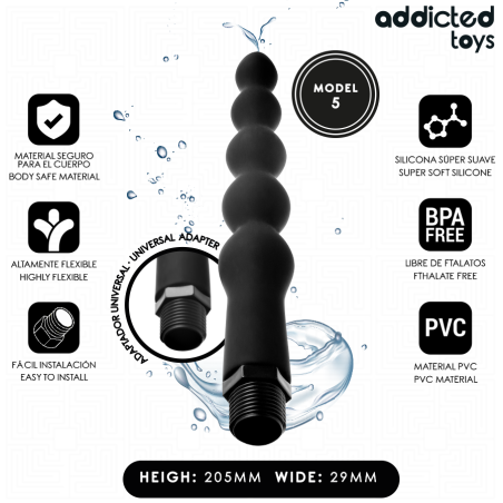 Addicted Toys - Limpiador Anal con Adaptador Universal Modelo 5