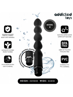 Addicted Toys - Limpiador Anal con Adaptador Universal Modelo 6