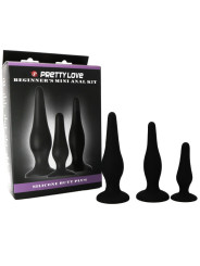 Pretty Love - Kit Iniciacion Anal Plugs Silicona