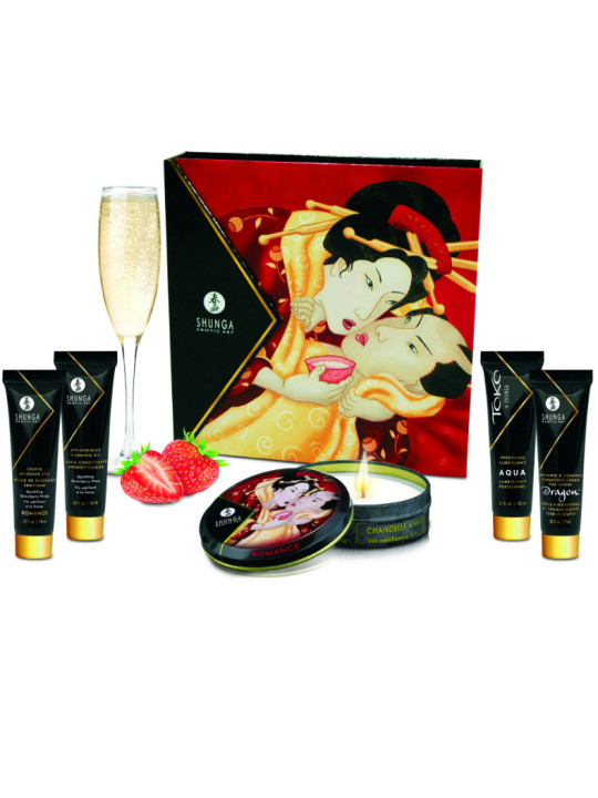 Shunga - Kit Secret Geisha Fresas y Cava