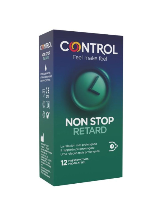 Control - Non Stop Retard Preservativos 12 Unidades