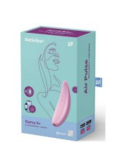 Succionador de Clítoris Satisfyer Curvy 3+ Rosa