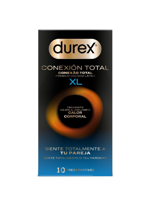 Durex - Conexión Total XL Ultra Fino Plus sin Látex