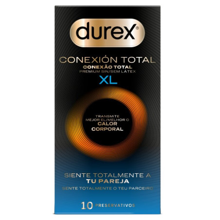 Durex - Conexión Total XL Ultra Fino Plus sin Látex