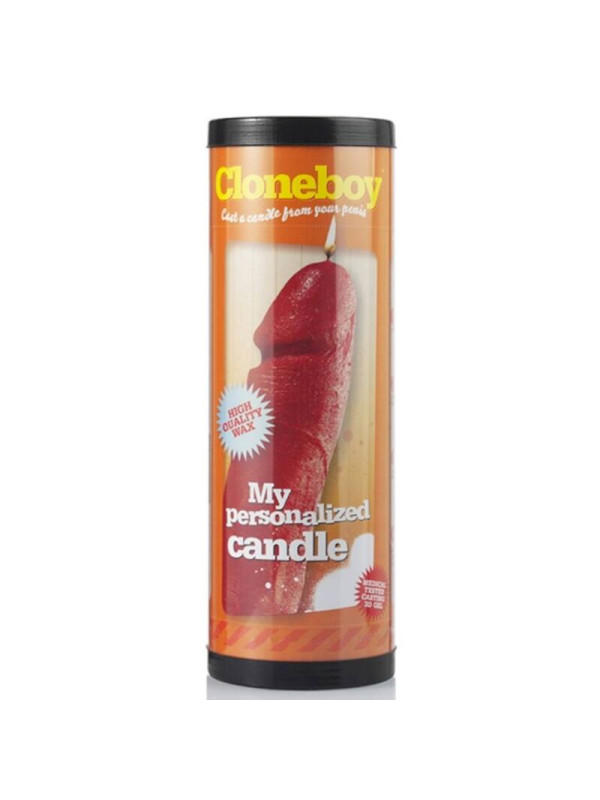 Bote del kit Cloneboy Candle para hacer una vela de parafina con la forma del pene