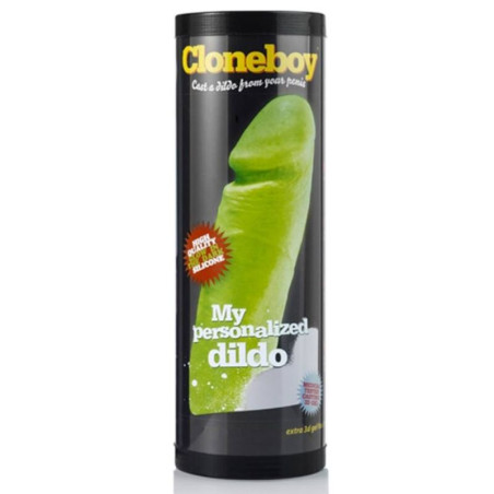 Bote del kit Cloneboy My Personalized Dildo con silicona que brilla en la oscuridad para clonar el pene