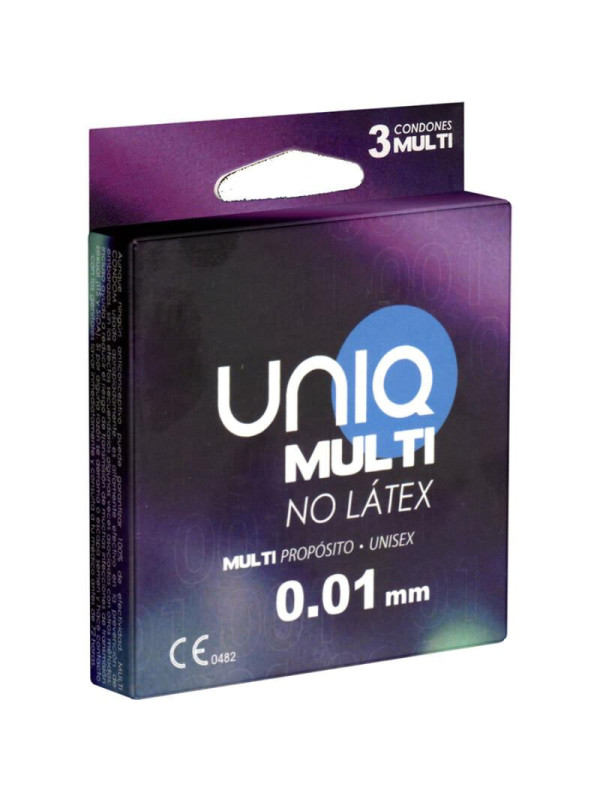 Uniq - Multi Preservativos sin Latex 3 Unidades