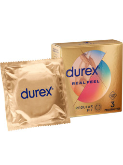 Durex - Real Feel Preservativos 3 Unidades