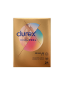 Caja de Durex Real Feel 24 preservativos Regular Fit, sensación piel con piel, sin látex