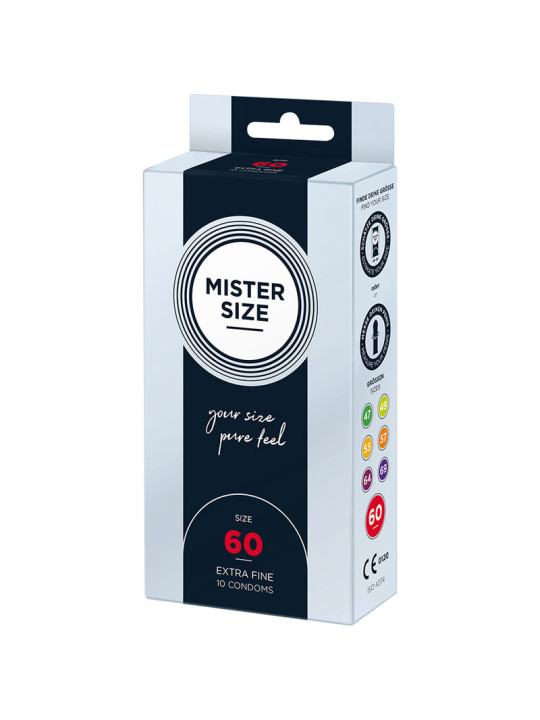 Mister Size - Preservativos Talla XL 60 mm (10 Unidades)