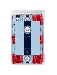 Bolsa de 100 preservativos Mister Size 60 mm talla XL con envoltorios individuales rojos y azules