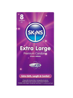 Skins - Tamaño XL Preservativos Premium pack 8