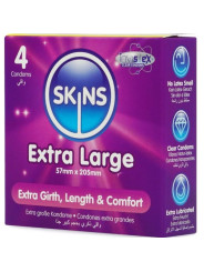 Skins - Tamaño XL Preservativos Premium pack 4