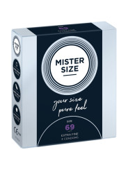 Mister Size - Preservativos Talla XXXL 69 mm (3 Unidades)