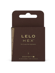 Lelo Hex Condoms Respect XL 3 pack