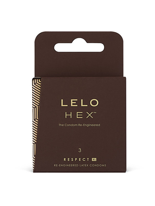 Lelo Hex Condoms Respect XL 3 pack